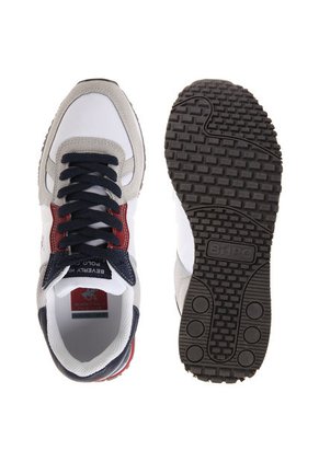 Tenis Lifestyle Gris-Blanco-Azul-Rojo Beverly Hills Polo Club