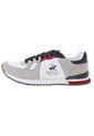 Tenis Lifestyle Gris-Blanco-Azul-Rojo Beverly Hills Polo Club de Beverly Hills Polo Club