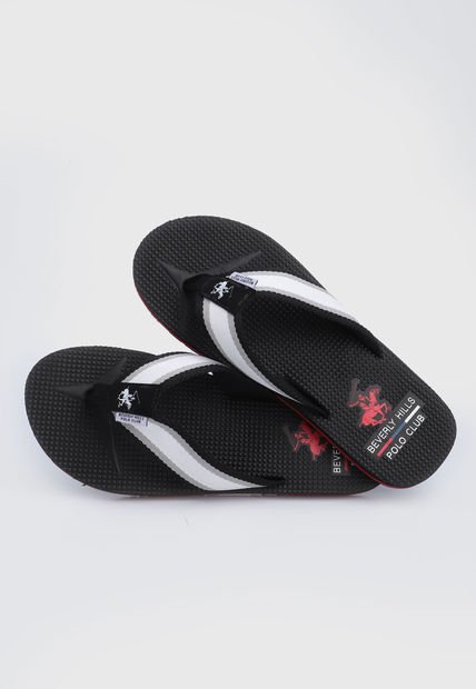 Playera Negro-Blanco-Gris Beverly Hills Polo Club