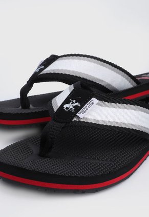 Playera Negro-Blanco-Gris Beverly Hills Polo Club