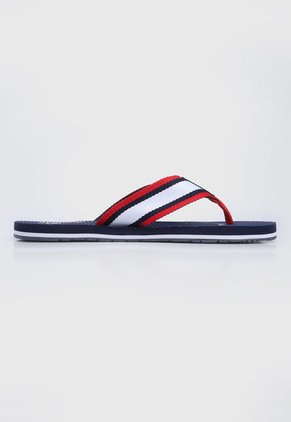 Playera Azul-Blanco-Rojo Beverly Hills Polo Club