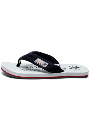 Playera Blanco-Azul Beverly Hills Polo Club