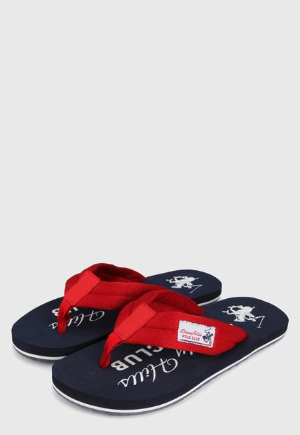 Playera Azul-Rojo-Blanco Beverly Hills Polo Club
