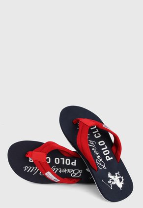 Playera Azul-Rojo-Blanco Beverly Hills Polo Club