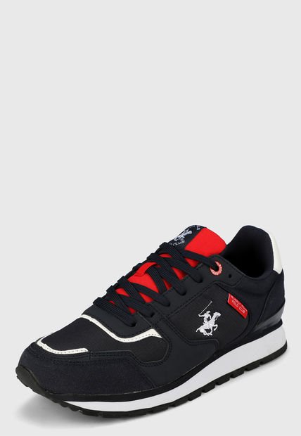 Tenis Negro-Rojo-Blanco Beverly Hills Polo Club