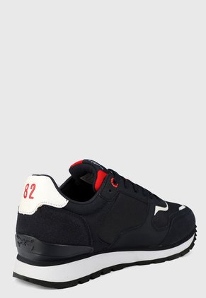 Tenis Negro-Rojo-Blanco Beverly Hills Polo Club