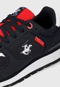 Tenis Negro-Rojo-Blanco Beverly Hills Polo Club de Beverly Hills Polo Club