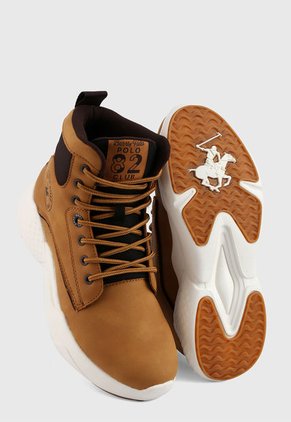 Bota Casual Camel-Café-Blanco Beverly Hills Polo Club