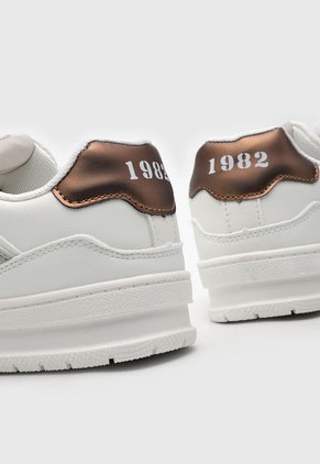 Tenis Lifestyle Marfil-Gris-Cobre Beverly Hills Polo Club Lady