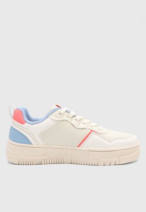 Tenis Lifestyle Beige-Celeste-Coral Beverly Hills Polo Club Aura
