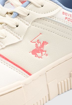 Tenis Lifestyle Beige-Celeste-Coral Beverly Hills Polo Club Aura