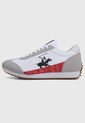 Tenis Lifestyle Blanco-Gris-Rojo Beverly Hills Polo Club Ares de Beverly Hills Polo Club