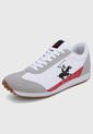 Tenis Lifestyle Blanco-Gris-Rojo Beverly Hills Polo Club Ares de Beverly Hills Polo Club