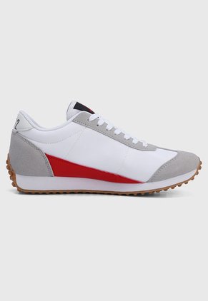Tenis Lifestyle Blanco-Gris-Rojo Beverly Hills Polo Club Ares