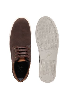 Zapato Casual Café-Blanco Beverly Hills Polo Club Supra
