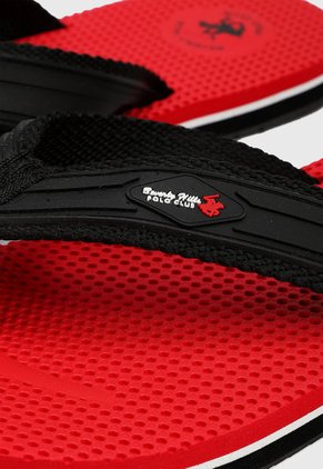 Playera Azul Navy-Blanco-Rojo Beverly Hills Polo Club