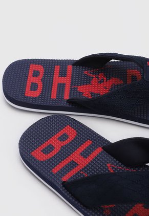 Playera Azul Navy-Rojo-Blanco Beverly Hills Polo Club Tatum