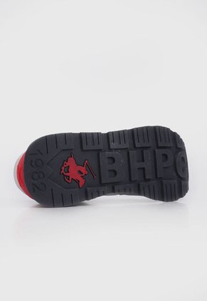 Tenis Lifestyle Blanco-Gris-Rojo-Azul Beverly Hills Polo Club Mob