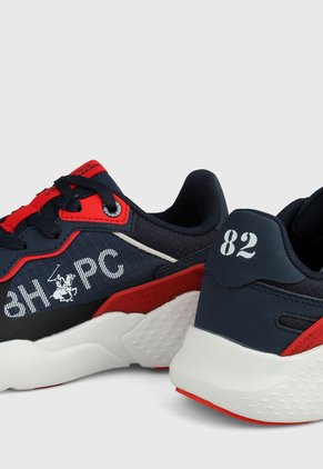 Tenis Azul-Rojo-Blanco Beverly Hills Polo Club