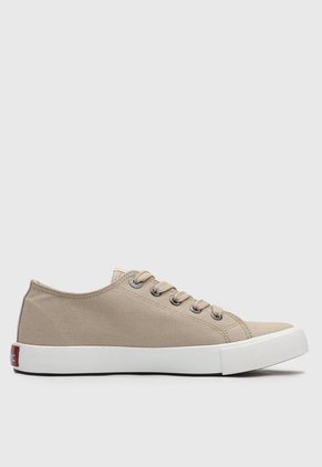 Tenis Lifestyle Beige-Negro-Rojo Beverly Hills Polo Club Fuel