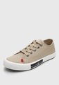 Tenis Lifestyle Beige-Negro-Rojo Beverly Hills Polo Club Fuel de Beverly Hills Polo Club