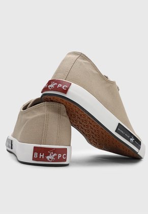 Tenis Lifestyle Beige-Negro-Rojo Beverly Hills Polo Club Fuel