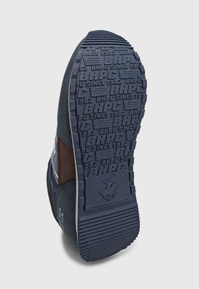 Tenis Lifestyle Azul Navy-Marrón-Blanco Beverly Hills Polo Club Fix