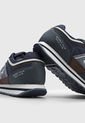 Tenis Lifestyle Azul Navy-Marrón-Blanco Beverly Hills Polo Club Fix de Beverly Hills Polo Club