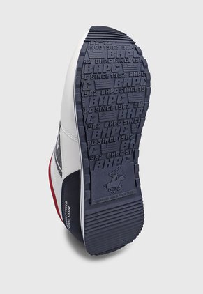 Tenis Lifestyle Blanco-Azul Navy-Rojo Beverly Hills Polo Club Fix