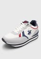 Tenis Lifestyle Blanco-Azul Navy-Rojo Beverly Hills Polo Club Rush de Beverly Hills Polo Club