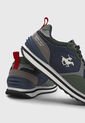 Tenis Lifestyle Azul Navy-Verde Oliva-Gris Beverly Hills Polo Club Rush de Beverly Hills Polo Club