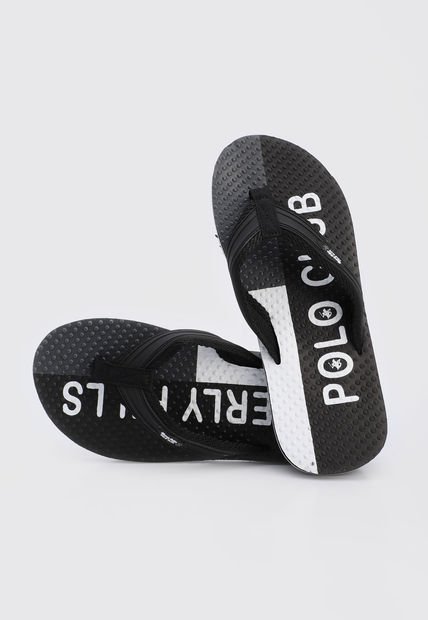 Playera Negro-Blanco Beverly Hills Polo Club Tatum