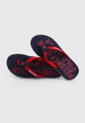 Playera Azul-Rojo-Blanco Beverly Hills Polo Club Bird