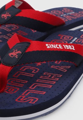 Playera Azul-Rojo-Blanco Beverly Hills Polo Club Bird