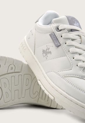 Tenis Lifestyle Blanco-Gris Beverly Hills Polo Club Hip