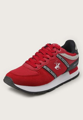 Tenis Lifestyle Rojo-Blanco-Negro Beverly Hills Polo Club Jones