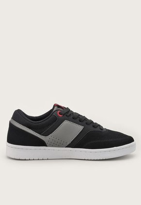 Tenis Lifestyle Negro-Blanco-Gris-Rojo Beverly Hills Polo Club Element