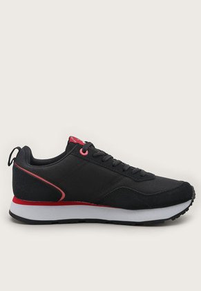 Tenis Lifestyle Negro-Blanco-Rojo Beverly Hills Polo Club Titus