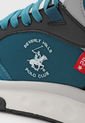 Bota Lifestyle Azul Petróleo-Gris-Blanco Beverly Hills Polo Club Maverick de Beverly Hills Polo Club