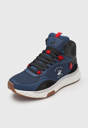 Bota Lifestyle Azul Navy-Negro-Blanco Beverly Hills Polo Club Maverick