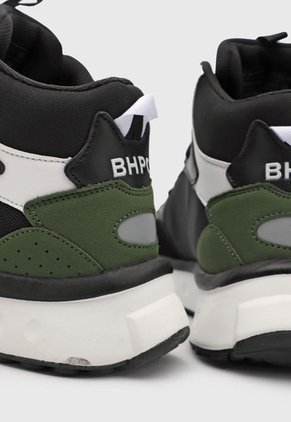 Bota Lifestyle Negro-Blanco-Verde Beverly Hills Polo Club Maverick