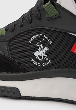 Bota Lifestyle Negro-Blanco-Verde Beverly Hills Polo Club Maverick