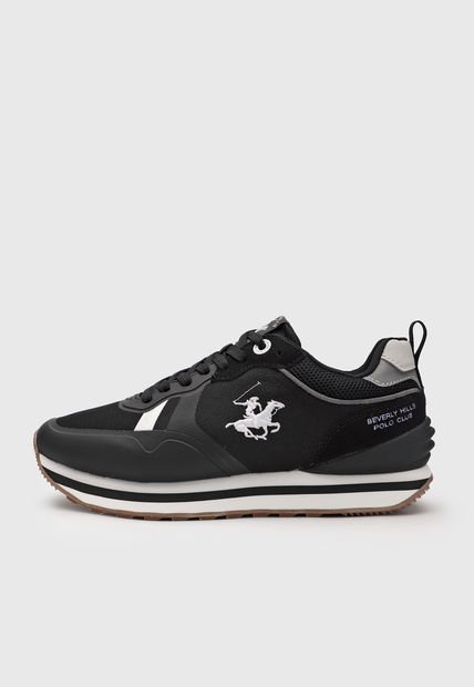 Tenis Lifestyle Negro-Gris-Café Beverly Hills Polo Club Rush