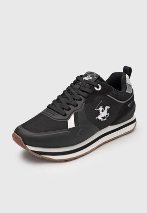 Tenis Lifestyle Negro-Gris-Café Beverly Hills Polo Club Rush