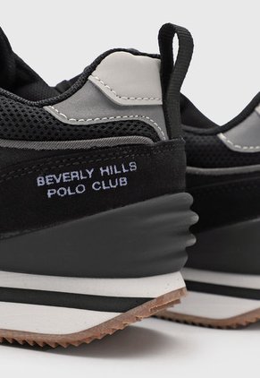 Tenis Lifestyle Negro-Gris-Café Beverly Hills Polo Club Rush