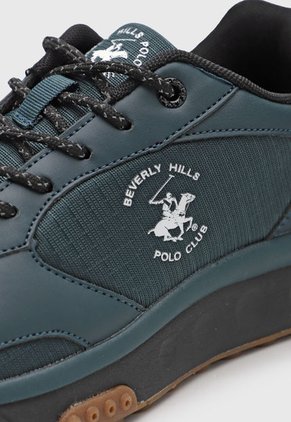 Tenis Lifestyle Azul Petróleo-Negro-Café Beverly Hills Polo Club Star