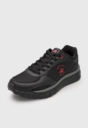 Tenis Lifestyle Negro-Gris-Rojo Beverly Hills Polo Club Star