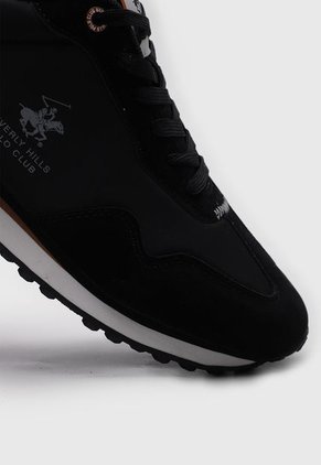 Tenis Lifestyle Negro-Marrón-Blanco Beverly Hills Polo Club Trist