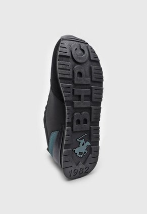 Tenis Lifestyle Negro-Azul Petróleo Beverly Hills Polo Club Silas