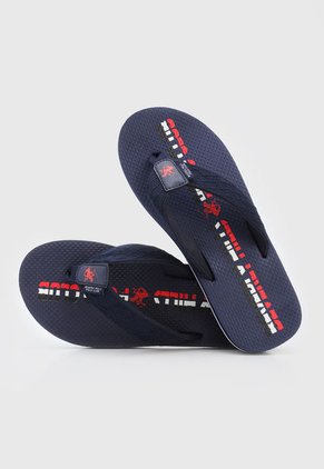 Playera Azul-Blanco-Negro Beverly Hills Polo Club